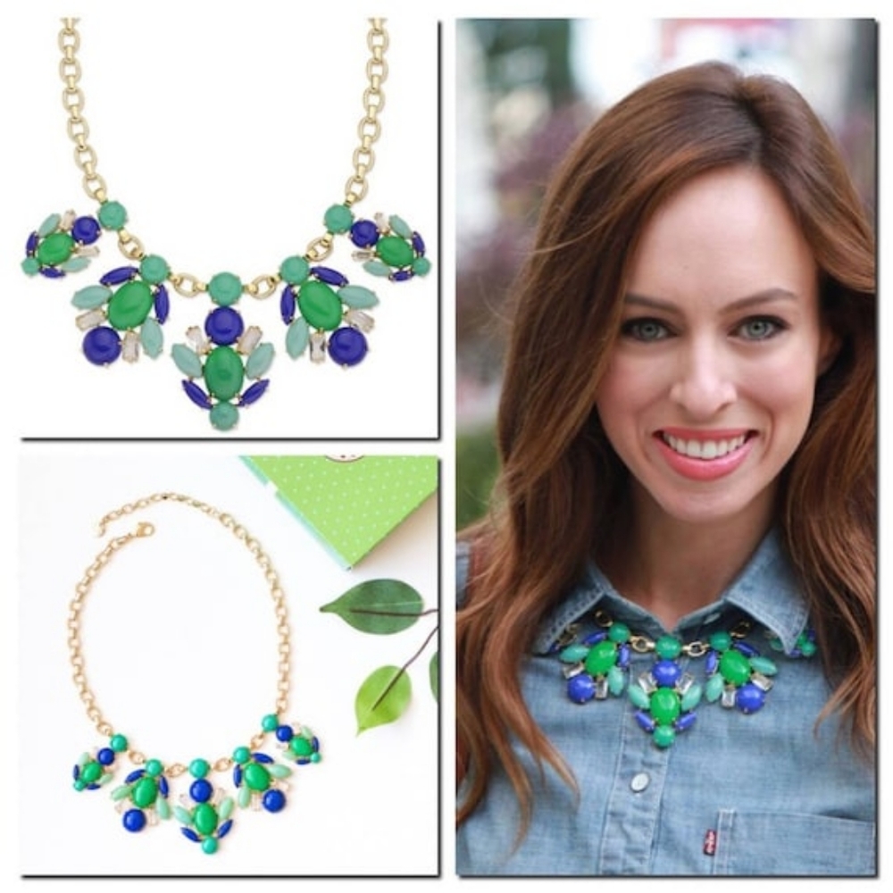 Stella dot juniper statement necklace